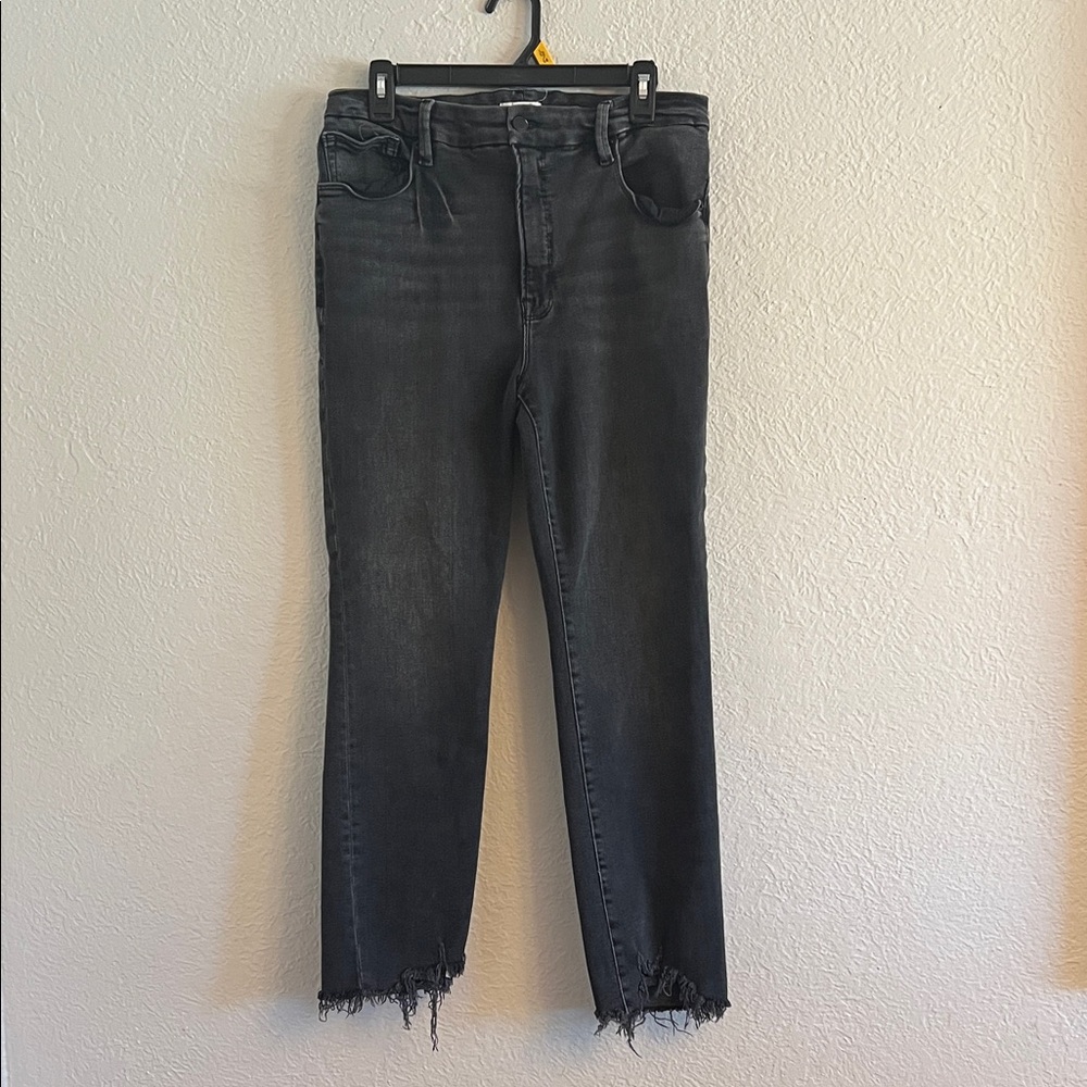 Good American Soft-tech Good Legs Straight Jeans, 12/31